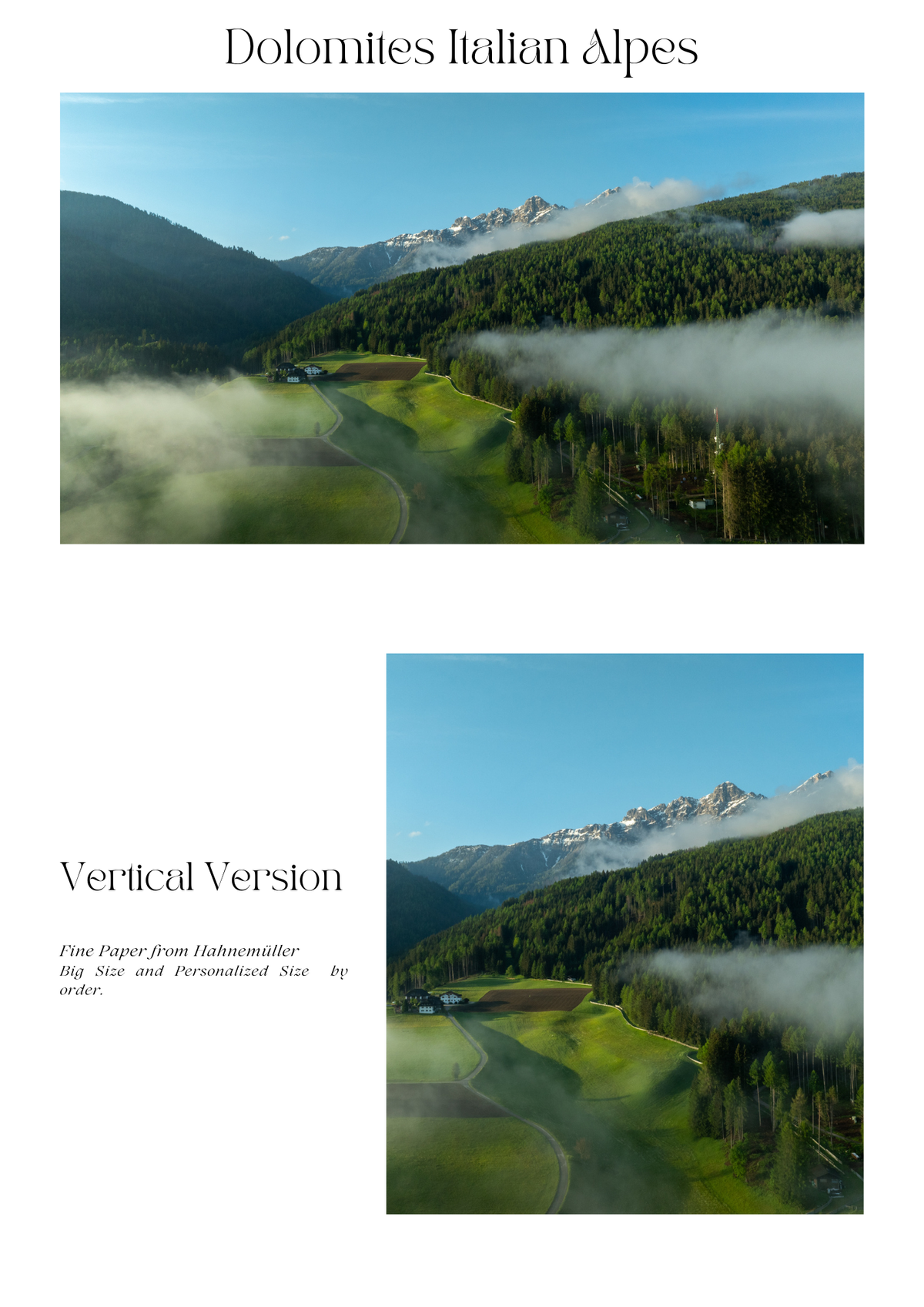 Italian Dolomites Sunrise